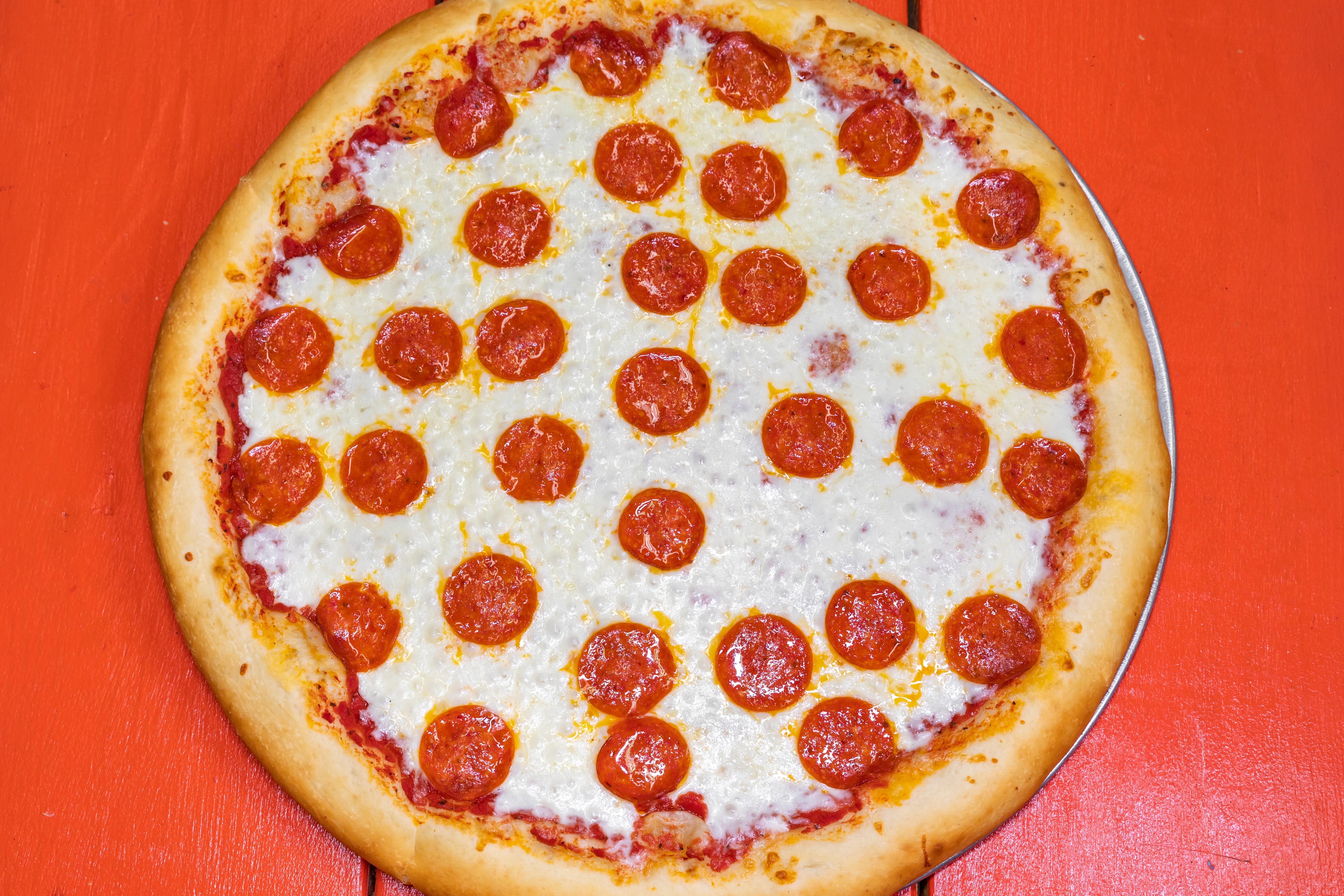 Order Cheese Pizza with One Topping - Small 10'' food online from Little Marri store, Anaheim on bringmethat.com