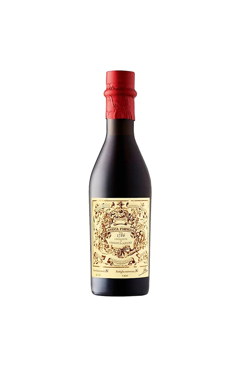 Order Carpano Antica Formula Sweet Vermouth 375 ml. food online from Mirage Wine & Liquor store, Palm Springs on bringmethat.com