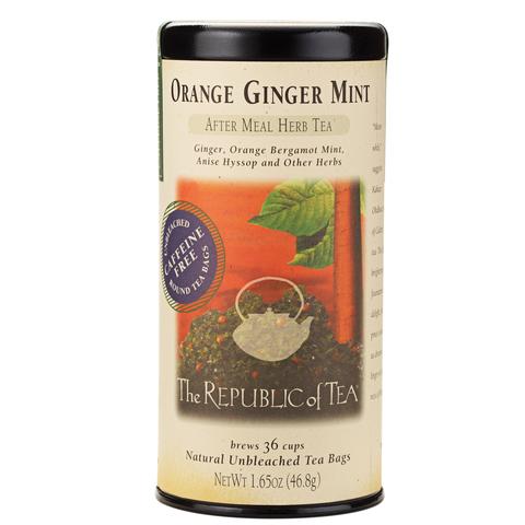 Order 36 Tea Bags Orange Ginger Mint Herbal food online from The Coffee Beanery store, Wyomissing on bringmethat.com