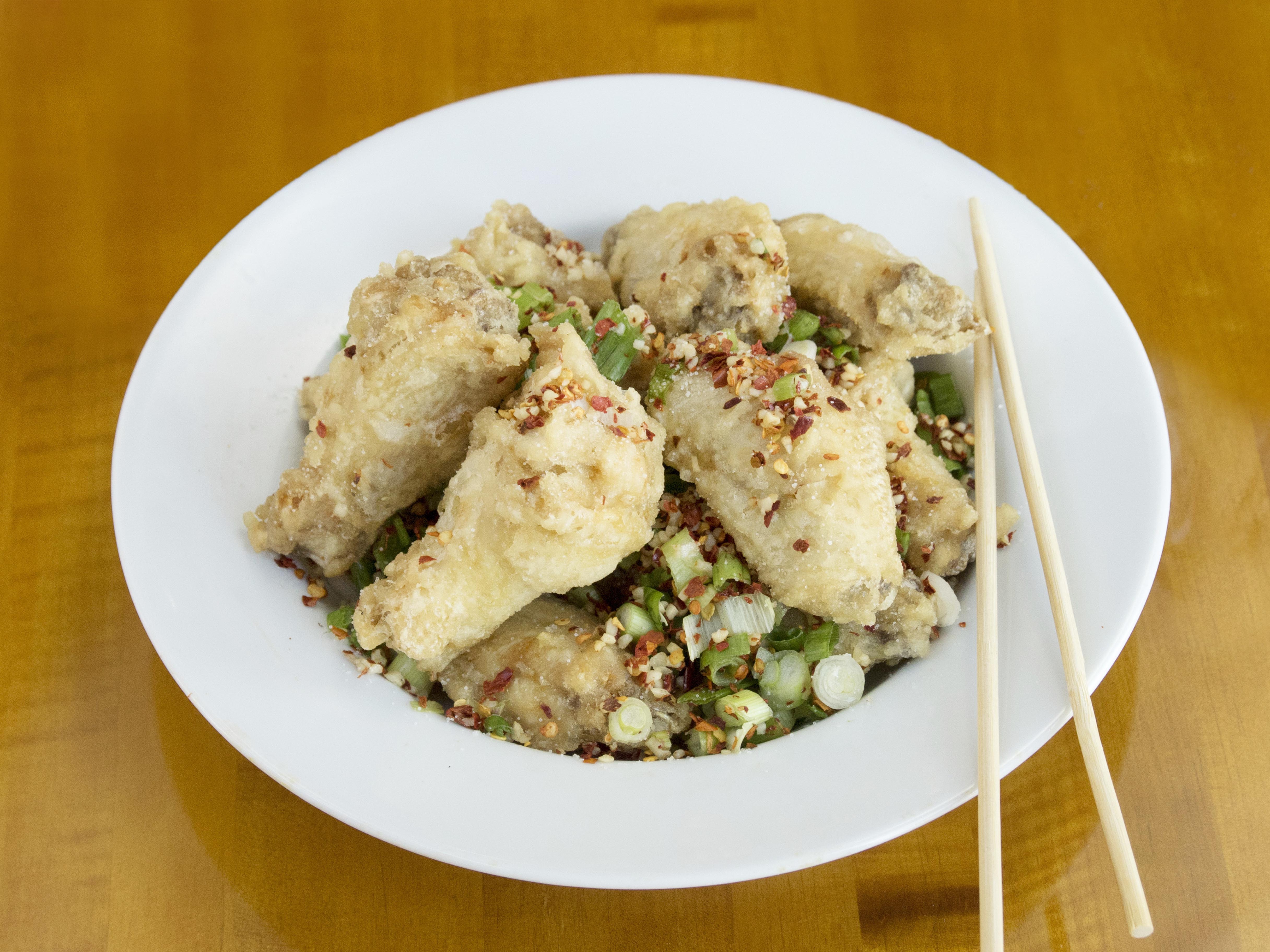 Order Salt and Pepper Chicken Wings food online from Dragon Chinese Cuisine store, Mission Valley on bringmethat.com