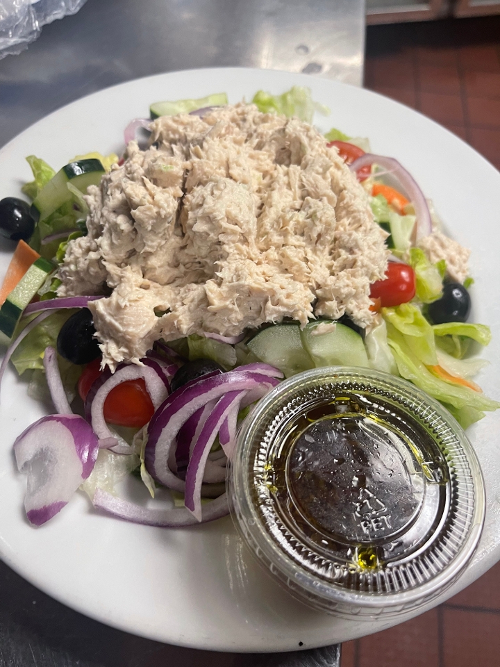 Order Large Tuna Salad food online from New York J and P Pizza store, Mount Airy on bringmethat.com