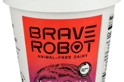 Order Brave Robot - Vanilla N Cookies - Pint food online from Luv Mart store, Santa Cruz on bringmethat.com