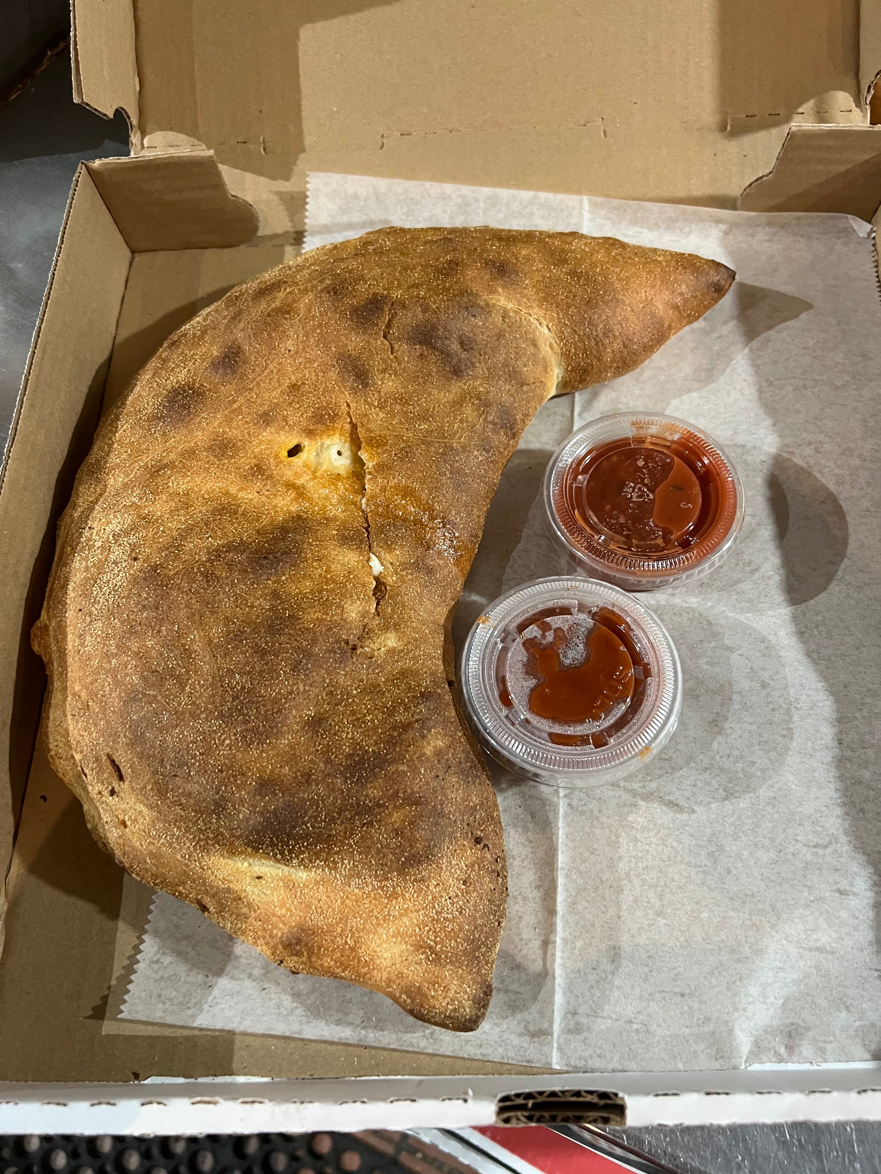 Order Spinach & Ricotta Calzone - Signature Calzones food online from Rustica store, Philadelphia on bringmethat.com