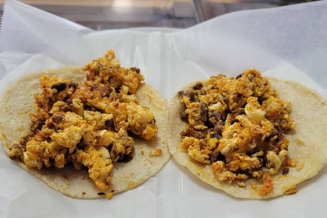 Order Tacos de desayuno /Breakfast Tacos food online from El Hidalguense Restaurant store, Houston on bringmethat.com