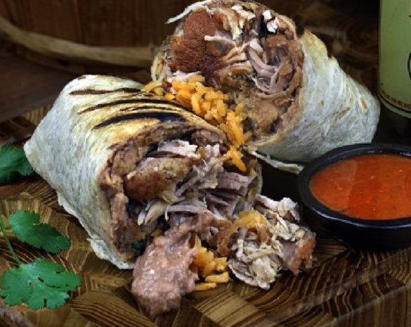 Order The Classic Burrito food online from Pika Tortas Ahogadas store, Paramount on bringmethat.com