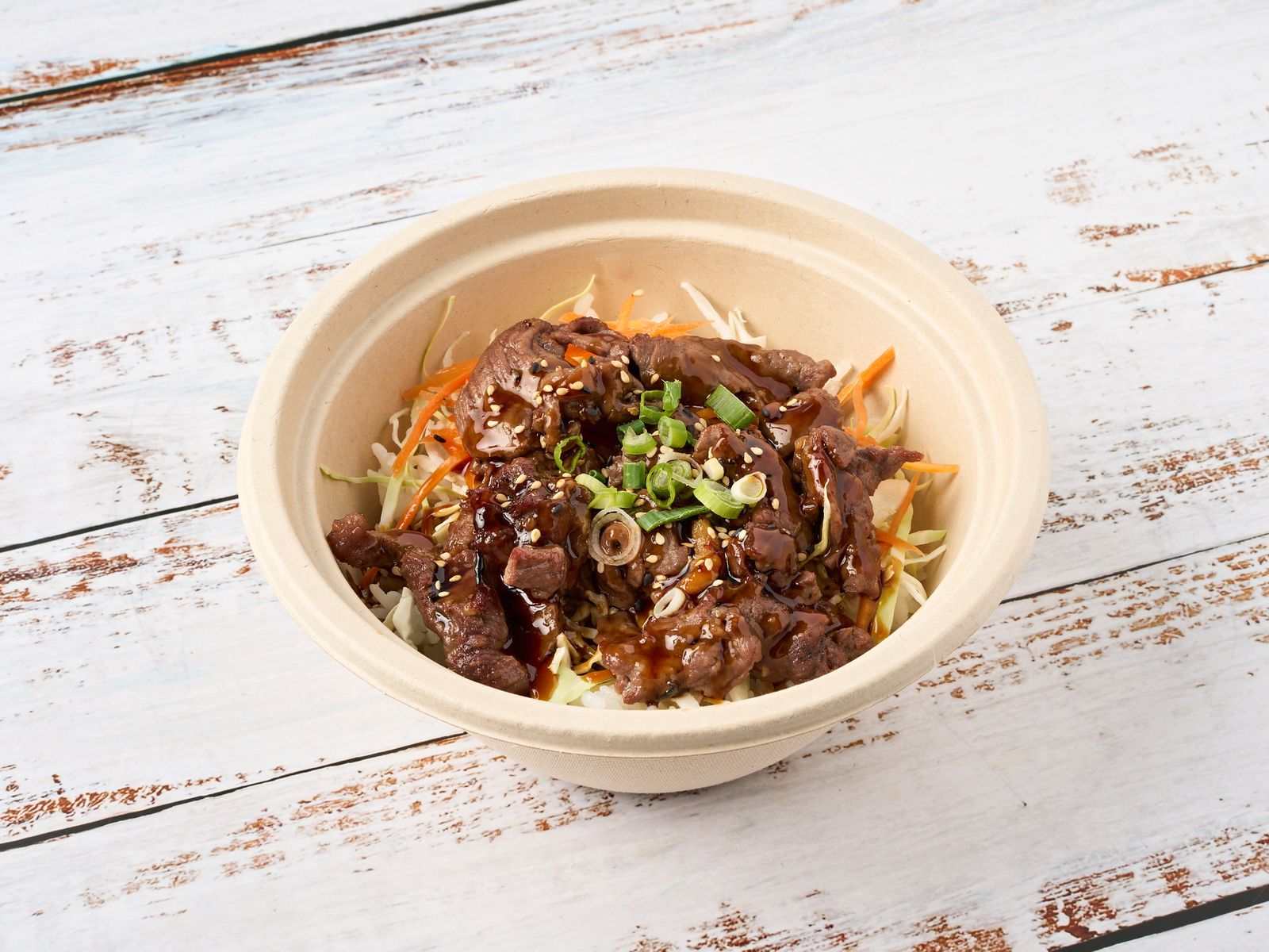 Order Teriyaki Beef Bowl food online from The Poke Shack store, Champaign on bringmethat.com