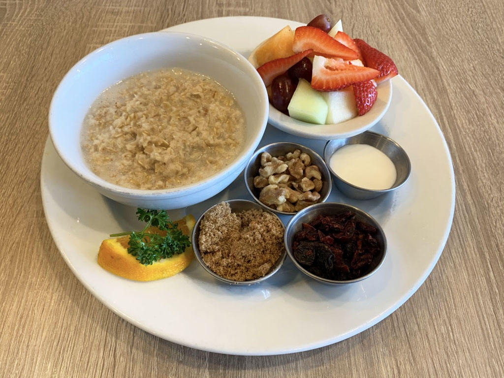 Order Rise and Shine Oatmeal Plate food online from Mikayla's Cafe store, Santa Clara on bringmethat.com