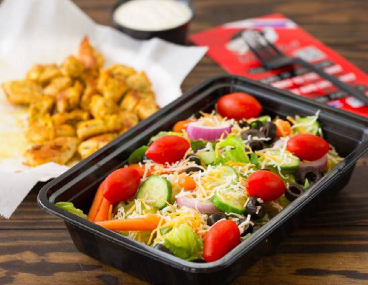 Order Garden Salad food online from Texas Wings & Grill store, Austin on bringmethat.com