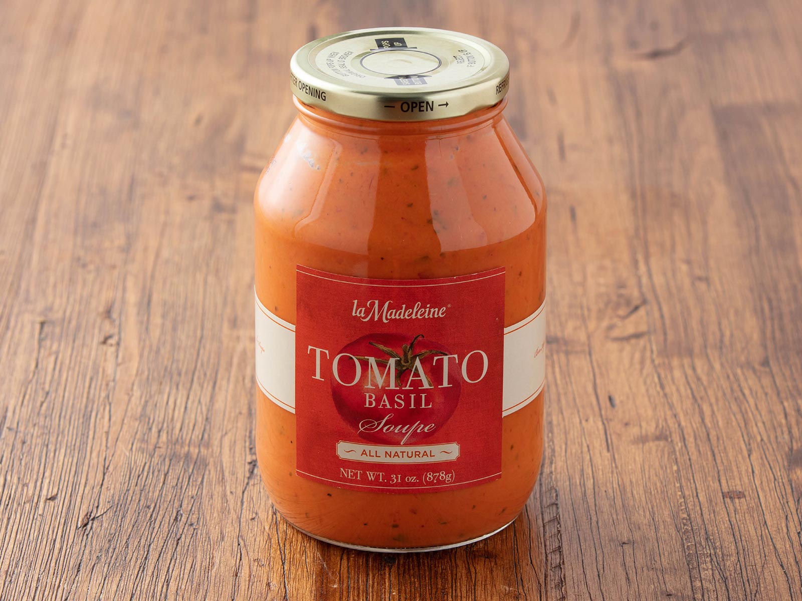 Order Tomato Basil Soup food online from La Madeleine store, Dallas on bringmethat.com