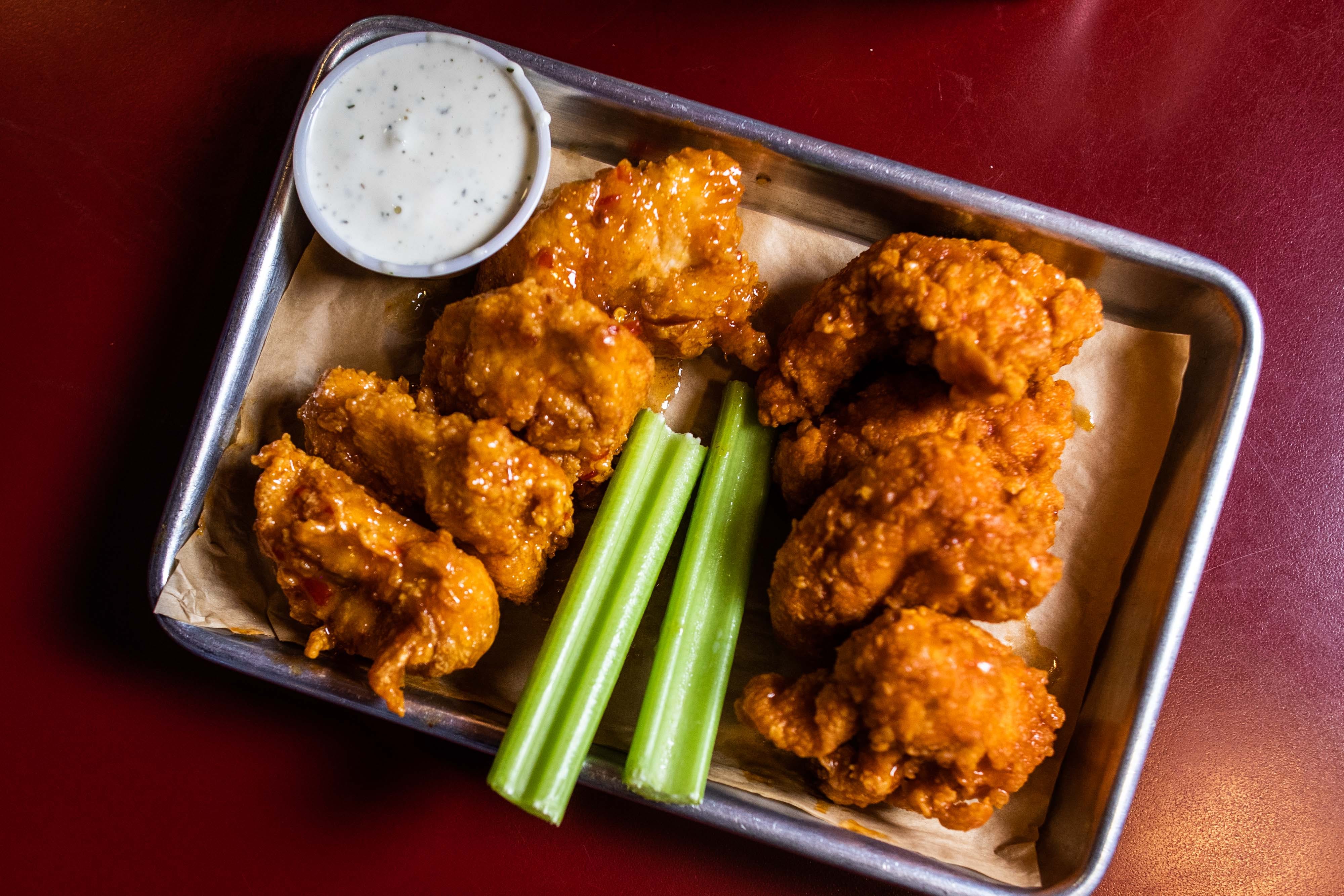 Order Boneless Wings Wednesday Special - 10 Pieces food online from Wings Pizza N Things store, Temple on bringmethat.com