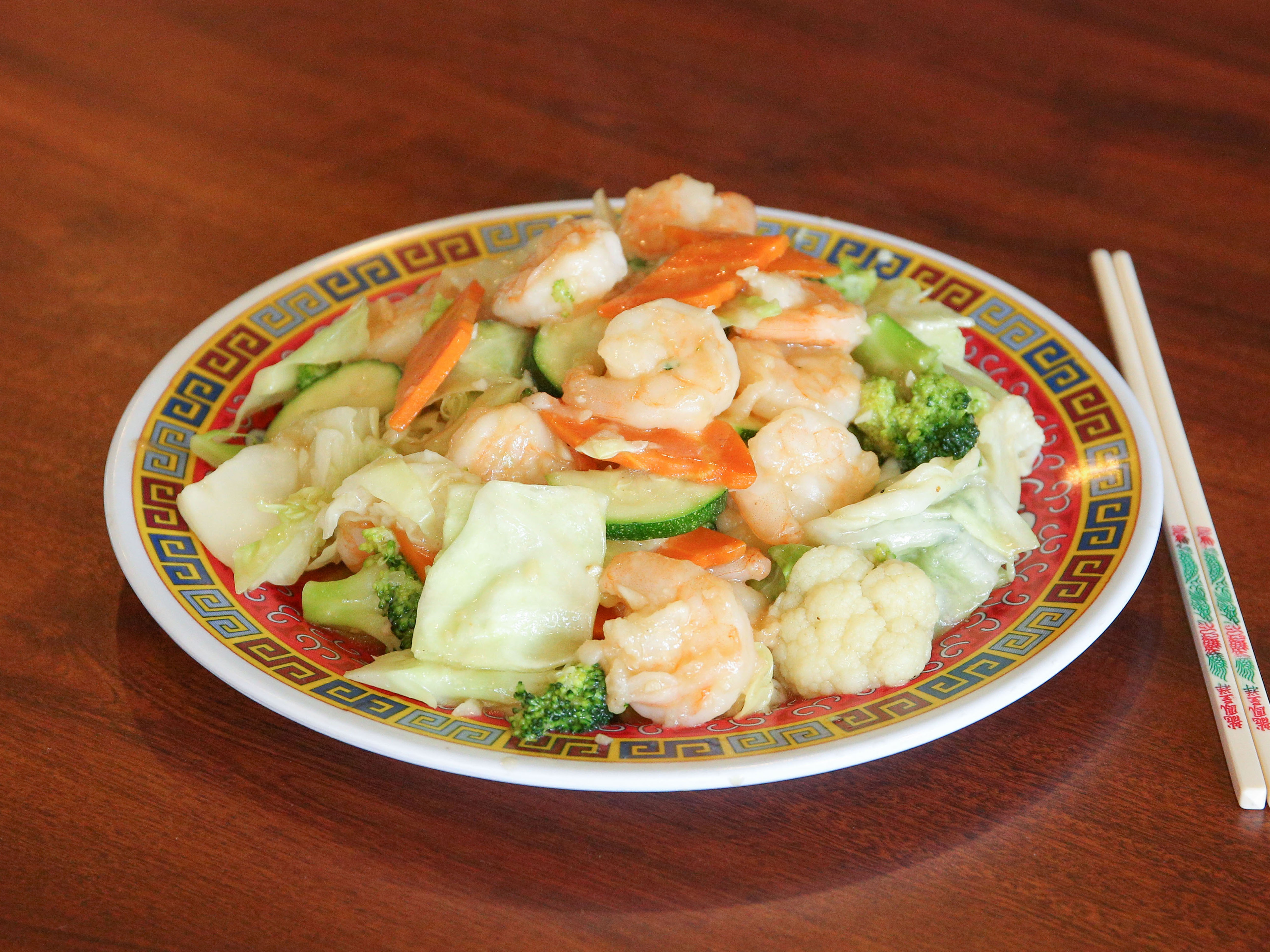 Order Shrimp Vegetables food online from Chef P Restaurant store, San Jose on bringmethat.com
