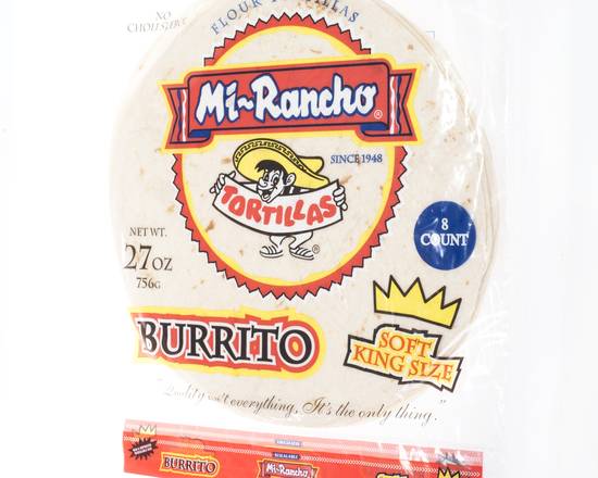 Order Mi Rancho Flour Tortillas Burrito Size 20 oz food online from Bel Clift Market store, SF on bringmethat.com