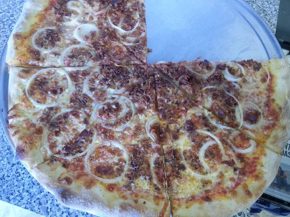 Order Cheese Pizza with 2 Toppings - Small 12'' food online from Kenny Pizzeria & Deli store, Old Saybrook on bringmethat.com