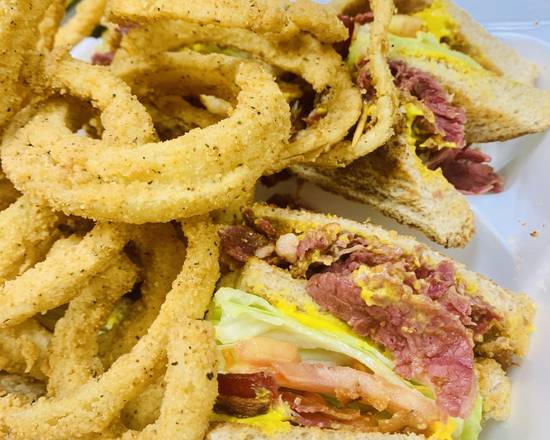 Order Pastrami Club food online from Old Country Pizzeria store, East Weymouth on bringmethat.com