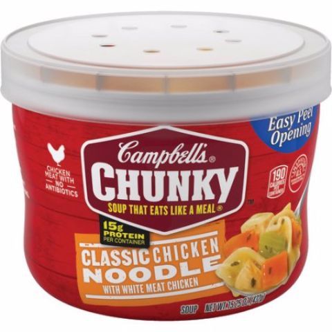 Order Campbell's Chunky Chicken Noodle Soup 15.25oz food online from Speedway store, Centerville on bringmethat.com