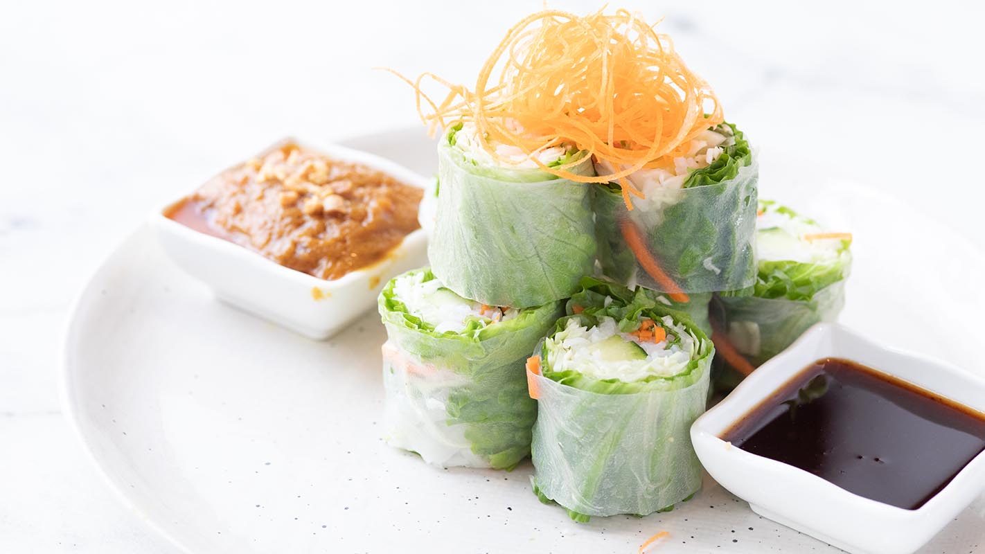 Order Garden Roll food online from Charm Thai Bistro store, Oakland on bringmethat.com