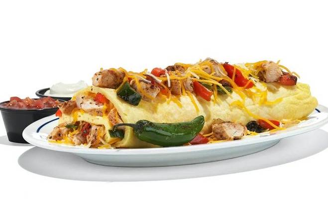 Order Chicken Fajita Omelette food online from Ihop store, Lorton on bringmethat.com