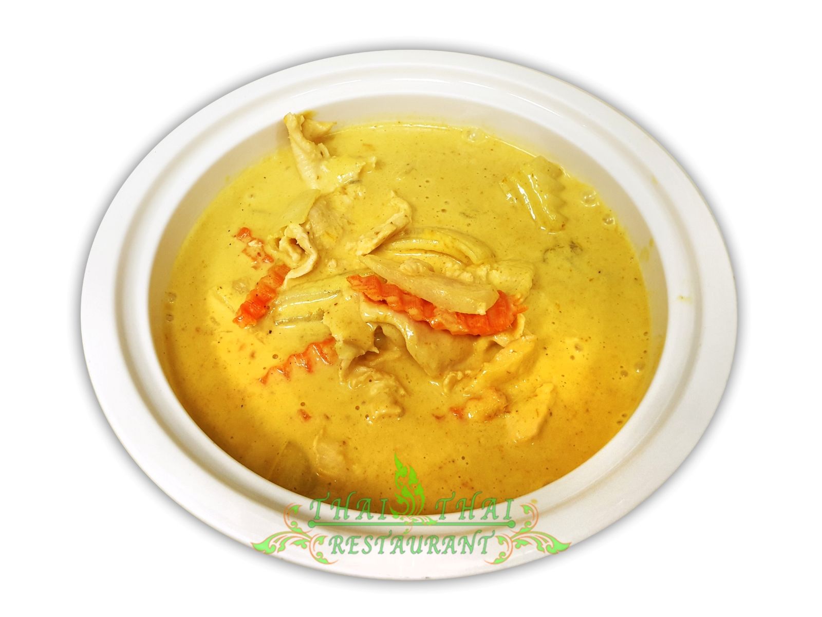 Order C3. Yellow Curry food online from Thai Thai Restaurant store, Fallbrook on bringmethat.com