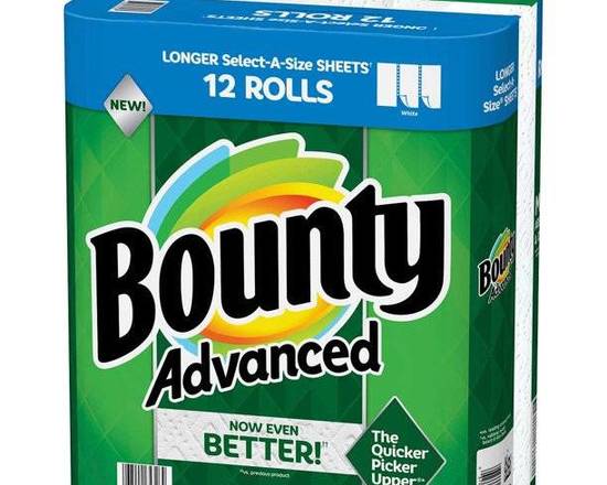 Order Bounty Advanced Paper Towels 107 2-play Sheets food online from Pit Stop Liquor Mart store, El Monte on bringmethat.com