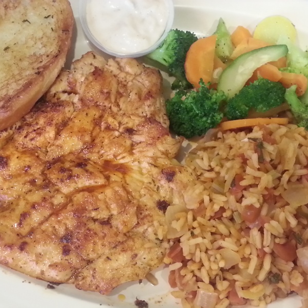 Order G1. Chicken Breast Platter food online from Fish Skillet Seafood store, Houston on bringmethat.com