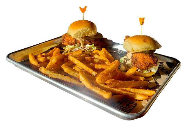 Order Cluck Sliders food online from Cluck's Nashville Hot Chicken store, Meridian on bringmethat.com