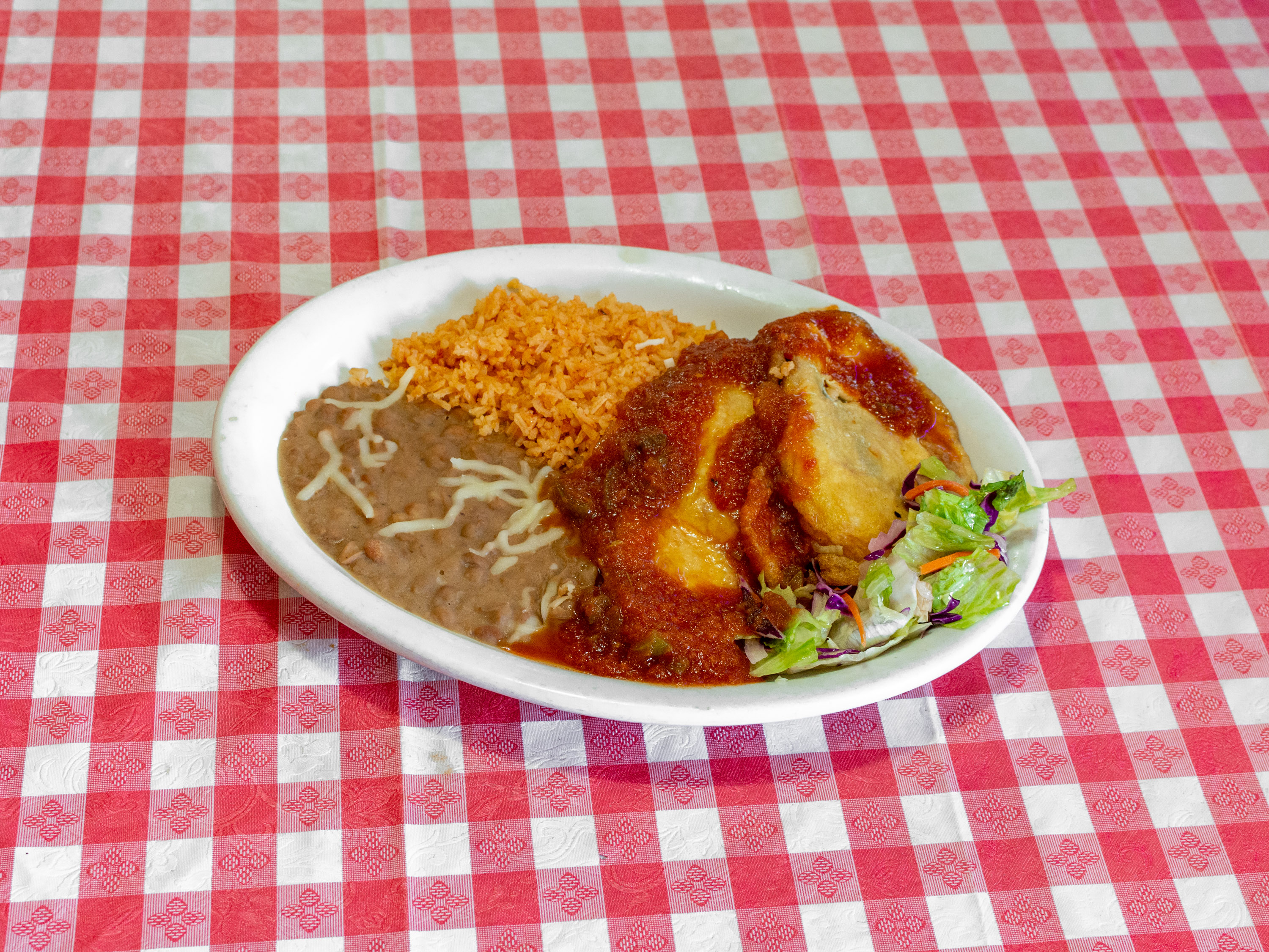 Order 2 Chiles Rellenos food online from Julia Mexican Restaurant store, Fresno on bringmethat.com