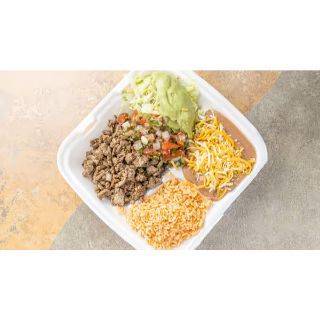 Order Carne Asada Plate food online from Aliberto Jr Fresh Mexican Food store, Riverside on bringmethat.com