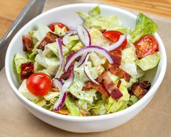 Order Chopped Romaine Salad food online from Batesys BBQ store, Arverne on bringmethat.com
