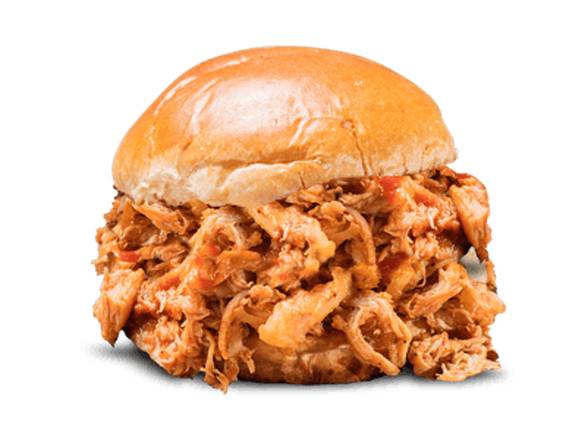 Order BBQ Pulled Chicken Sandwich food online from Famous Dave store, Indianapolis on bringmethat.com