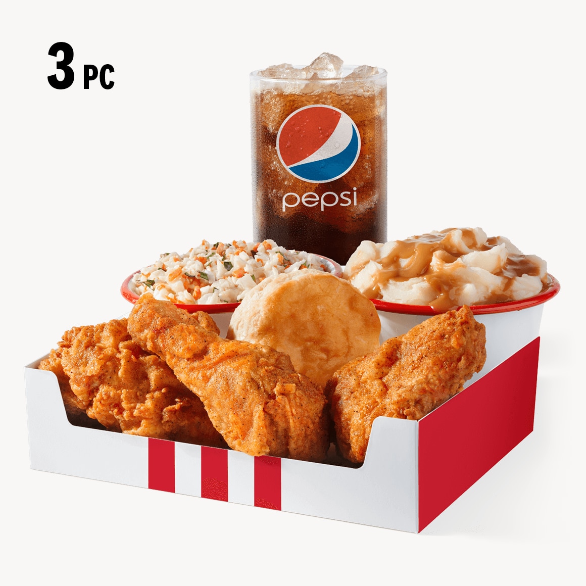 Order 3 pc. Chicken Box food online from KFC store, Killeen on bringmethat.com