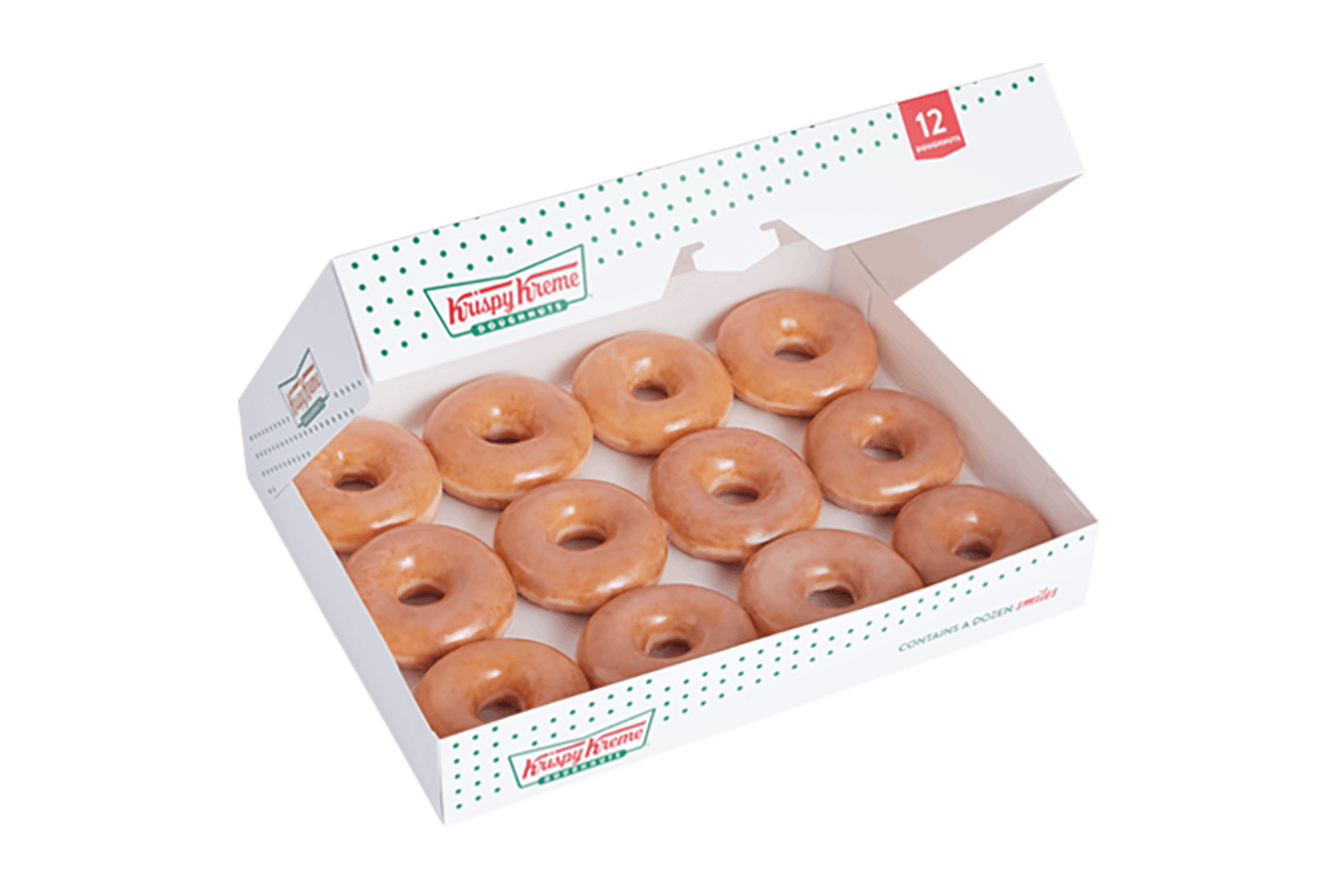 Order Original Glazed® Dozen food online from Krispy Kreme store, Augusta on bringmethat.com