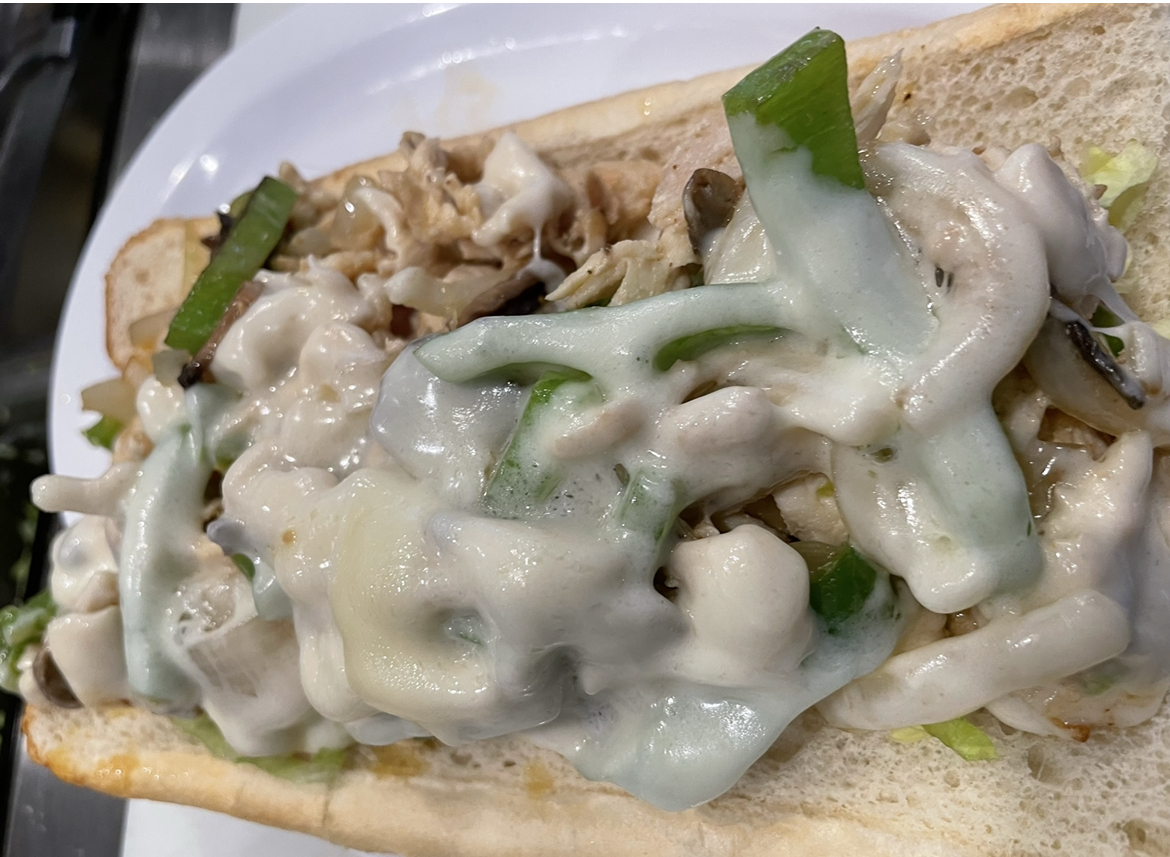 Order Chicken Philly with fries food online from Apong's Philly Steak store, Rancho Mirage on bringmethat.com