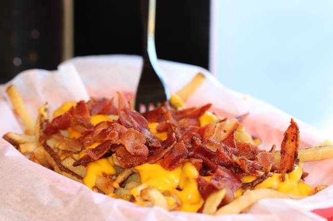 Order Bacon Cheese Fries food online from Doctor dogs store, Roselle on bringmethat.com