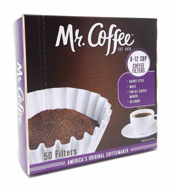Order Mr. Coffee - Coffee Filters 50 Count food online from IV Deli Mart store, Goleta on bringmethat.com