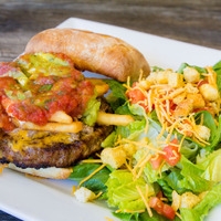 Order CALIFORNIA BURGER food online from Players Sports Bar store, Poway on bringmethat.com