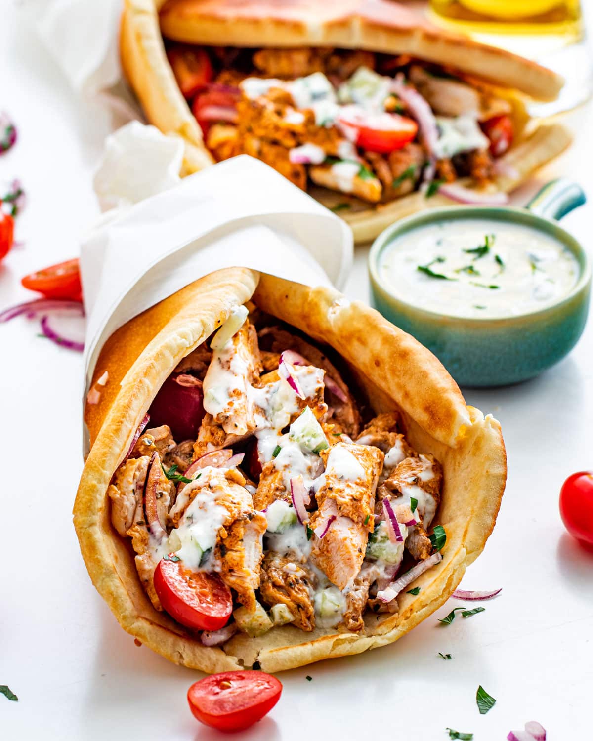 Order Chicken Gyro food online from Pizza Station store, Bellevue on bringmethat.com