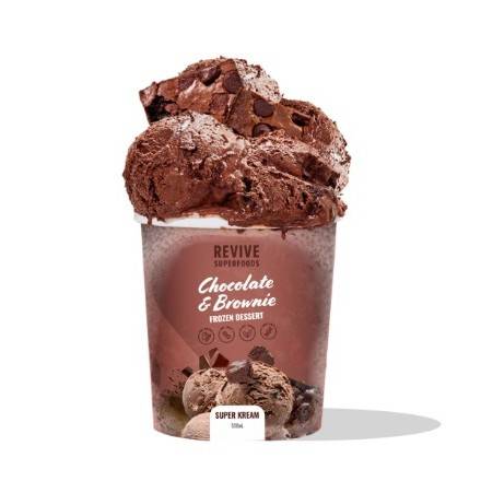 Order Revive SuperFoods Chocolate Brownie (16 oz) food online from Dolcezza Gelato store, Arlington on bringmethat.com