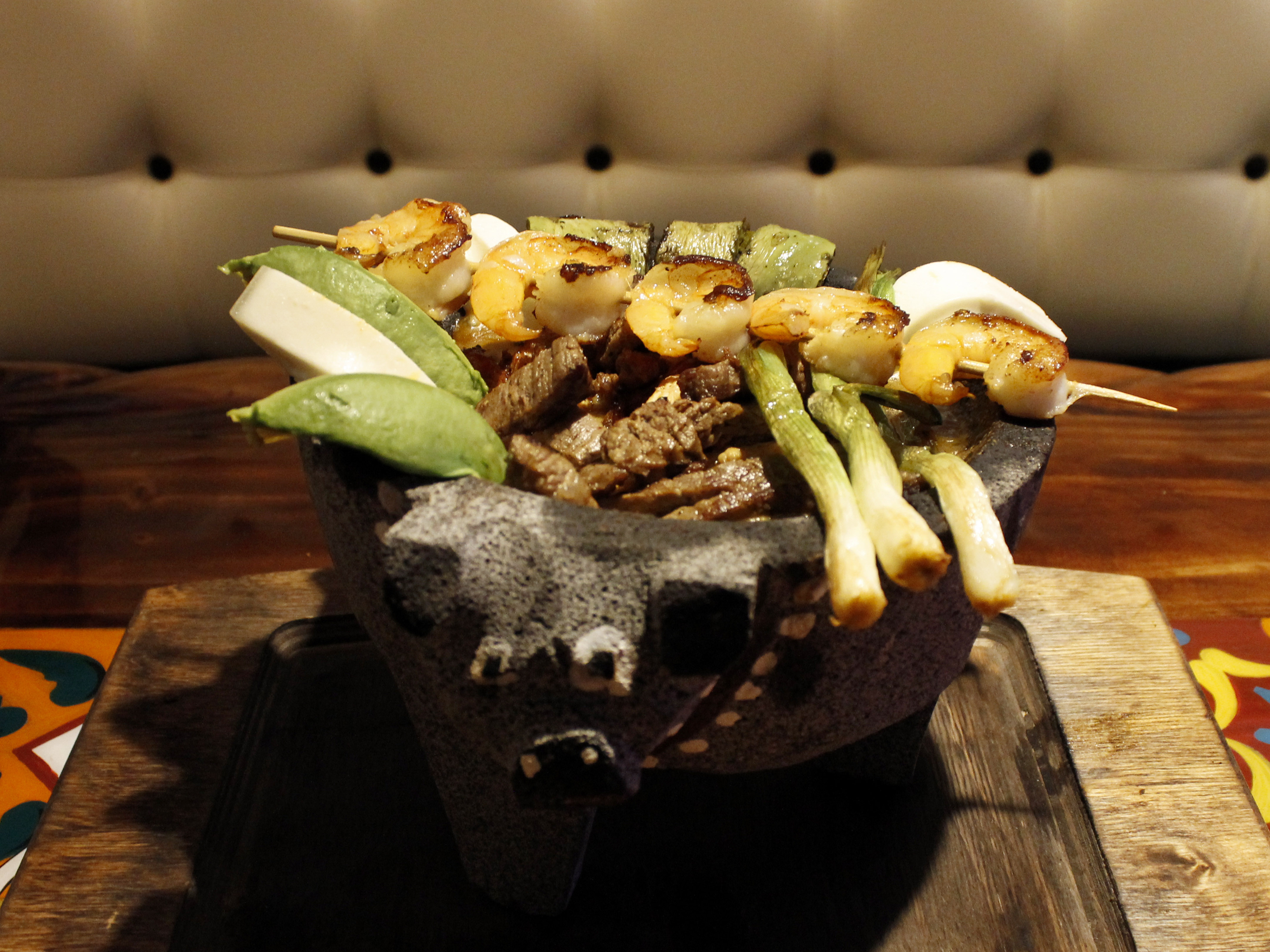 Order Molcajete food online from Casa Azul store, Coralville on bringmethat.com