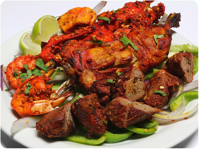 Order 11. Tandoori Mix Grill food online from Ashoka grill store, Brooklyn on bringmethat.com