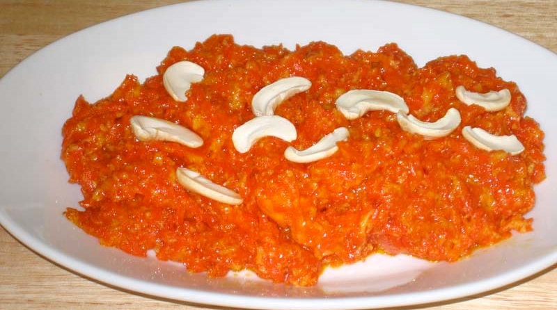 Order Sherepunjab Carrot Halwa Sweet 1lb food online from Gourmet India store, Houston on bringmethat.com
