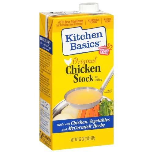 Order Kitchen Basics · Original Chicken Stock (32 oz) food online from Tom Thumb Express store, Irving on bringmethat.com