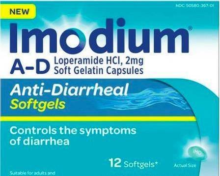 Order Imodium A-D Softgels 12 ct food online from McLean Ave Pharmacy store, Yonkers on bringmethat.com