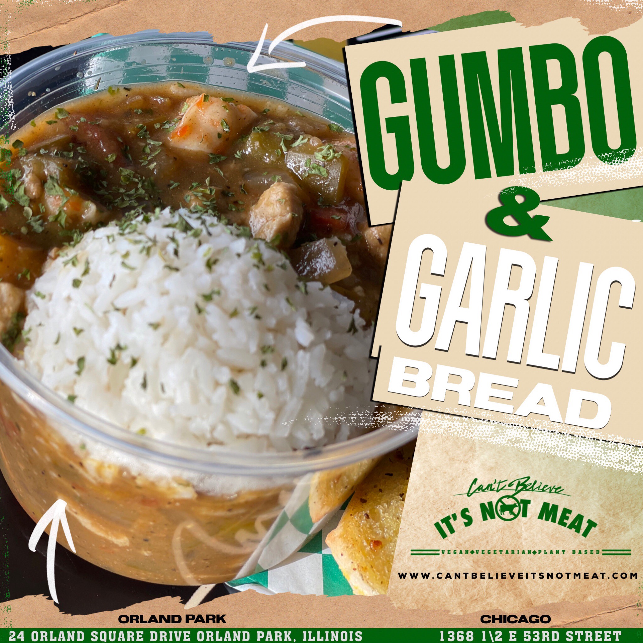 Order Gumbo & Garlic Bread food online from Hydepark store, Chicago on bringmethat.com