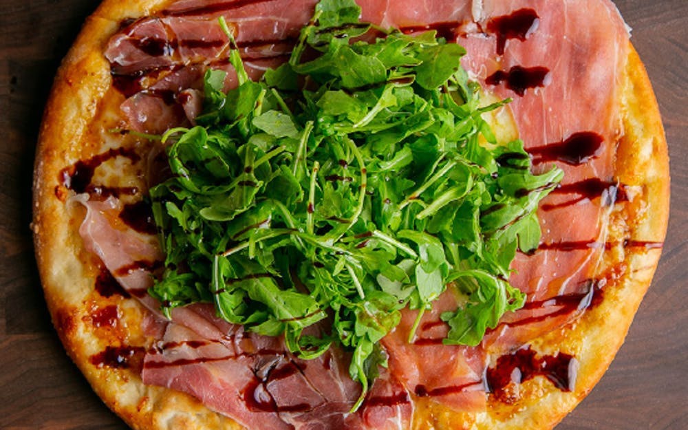 Order Prosciutto & Fig Pizza - Medium 12" food online from New York Pizzeria store, Houston on bringmethat.com
