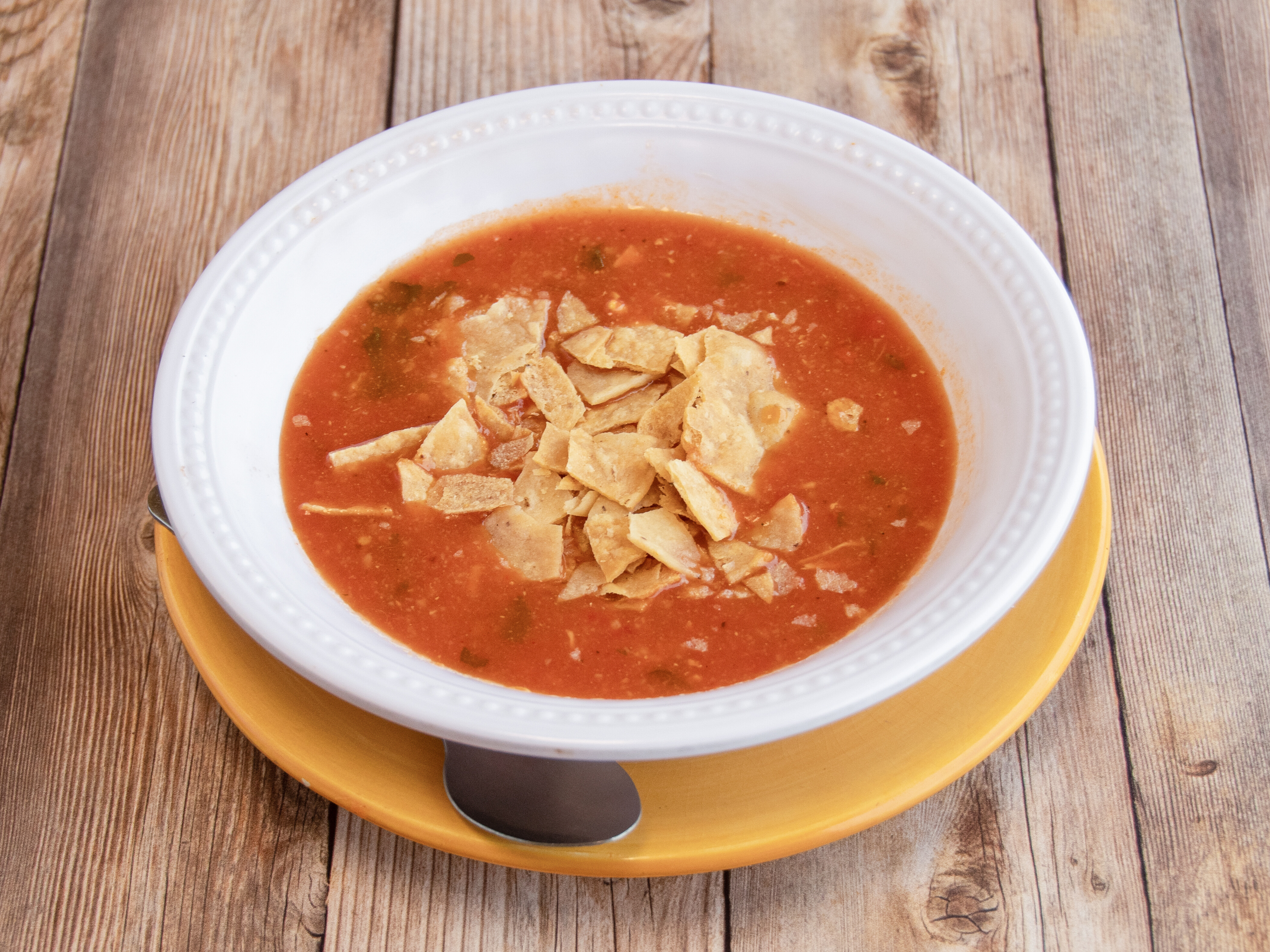 Order Tortilla Soup food online from Trini Mexican Carry Out store, New Baltimore on bringmethat.com