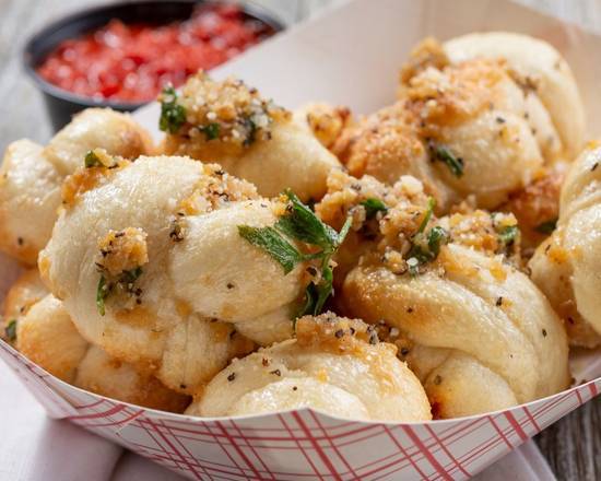 Order Garlic Knots food online from Little Italy Calzones store, Tuscaloosa on bringmethat.com
