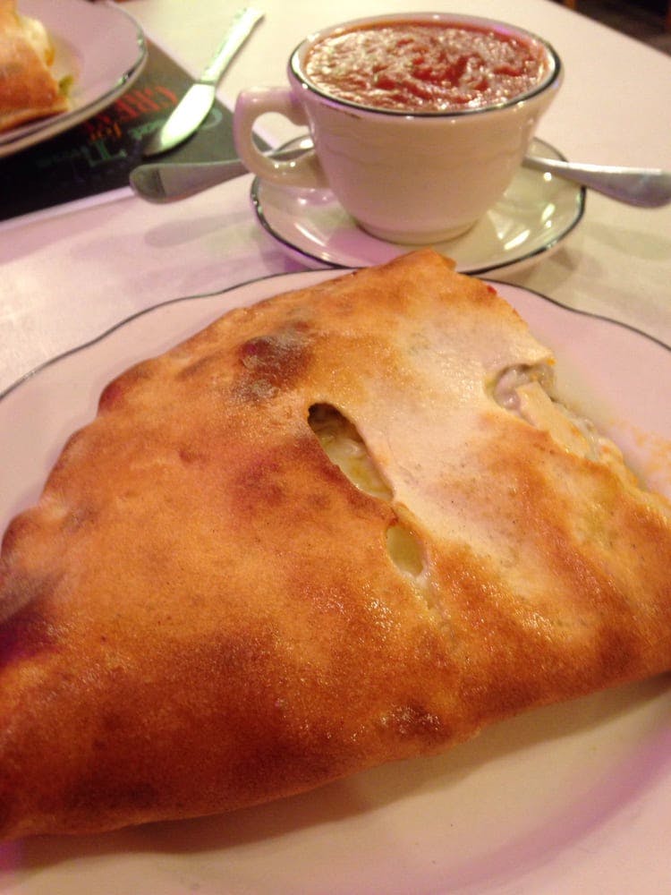 Order Calzone Special - Small 12" food online from Brunos Pizza store, Gibsonia on bringmethat.com