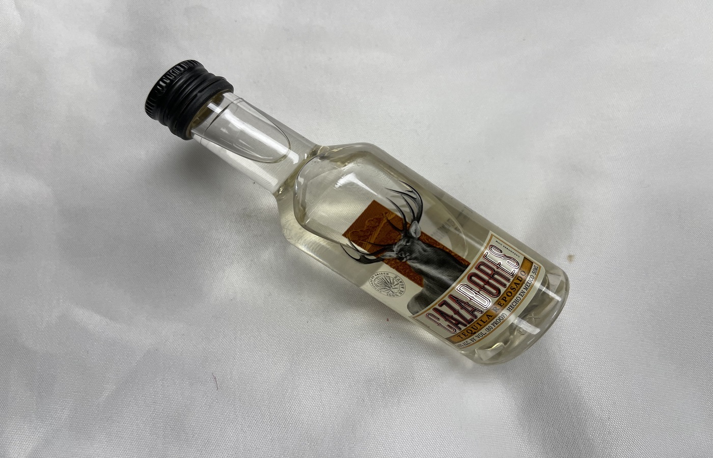 Order Cazadores Tequila 50 ml. food online from Village Wine & Spirits store, Ventura on bringmethat.com