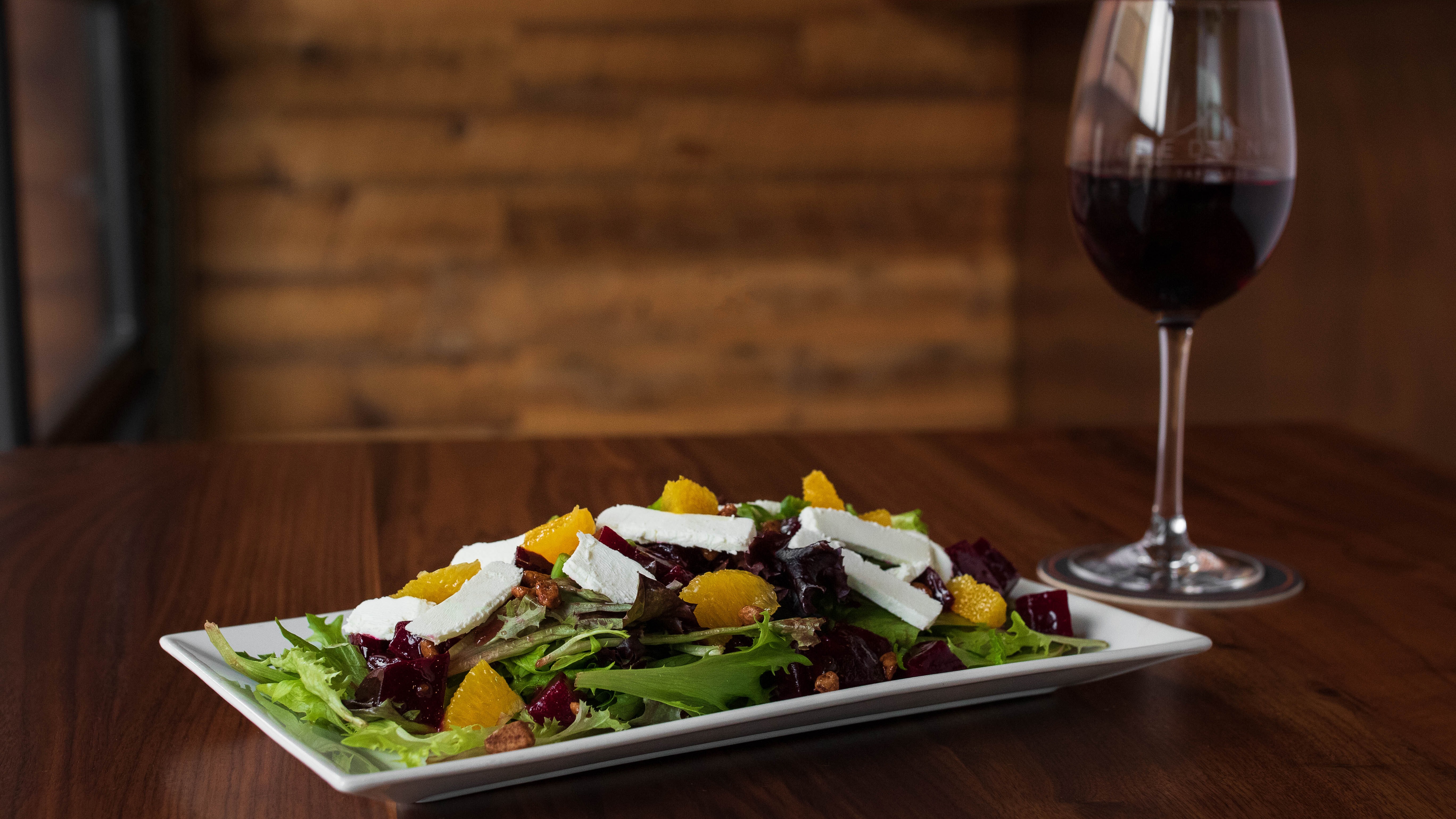 Order Beet + Goat Cheese Salad food online from Sedona Taphouse store, lexington on bringmethat.com