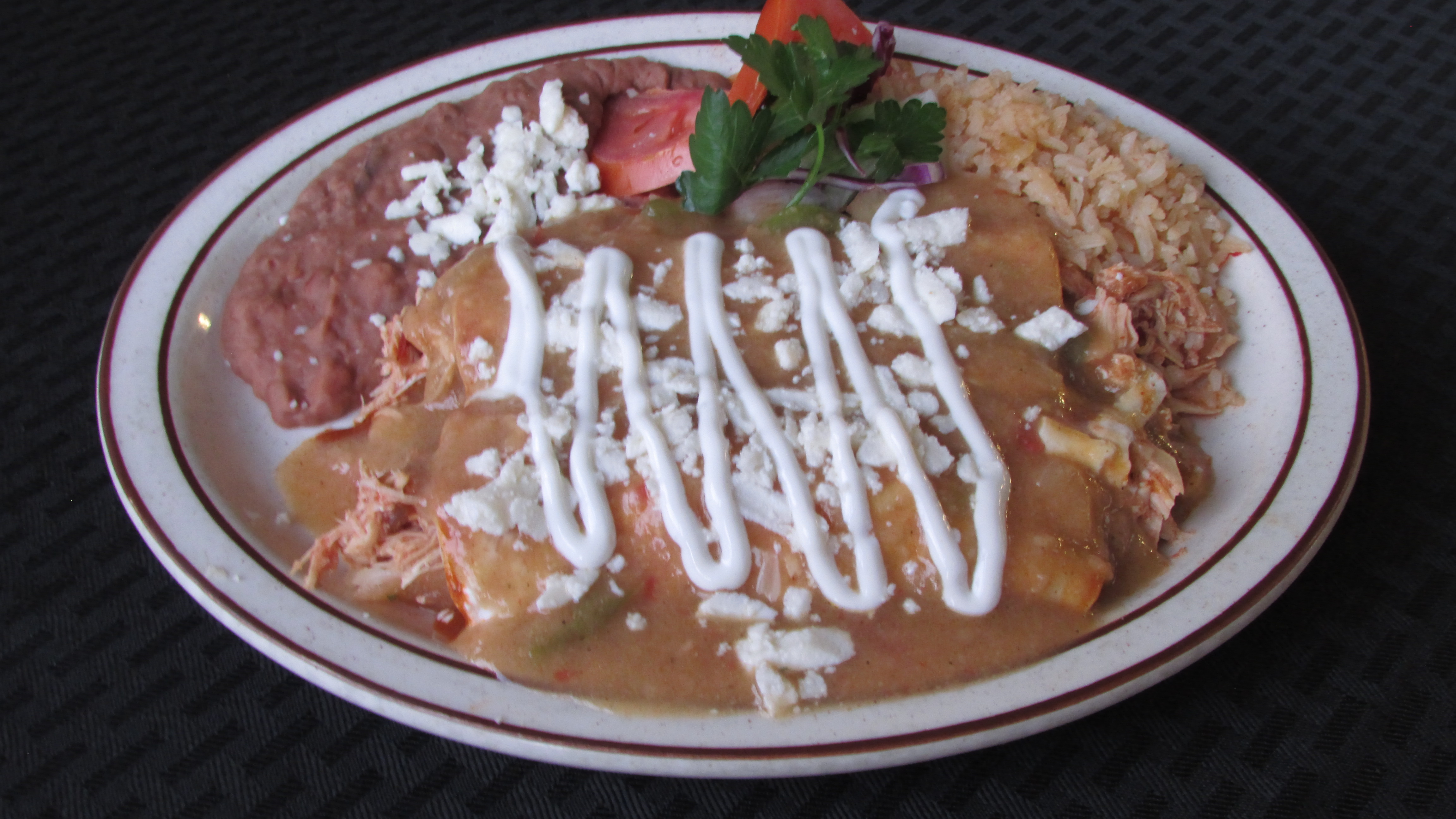 Order Enchiladas Rancheras food online from Tortillas Restaurant store, Cathedral City on bringmethat.com